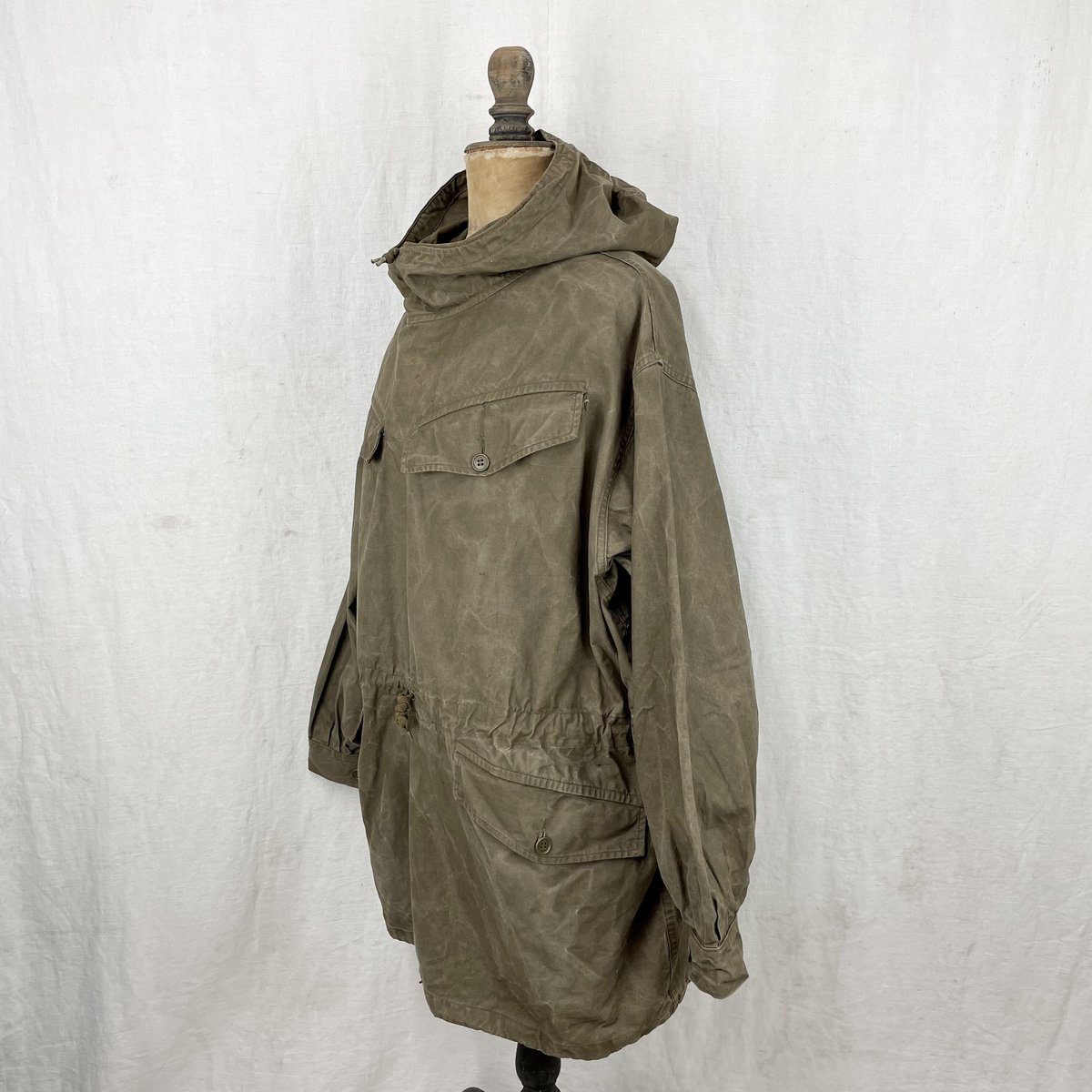 French Army Alpine Smock Parka Cotton Linen | K