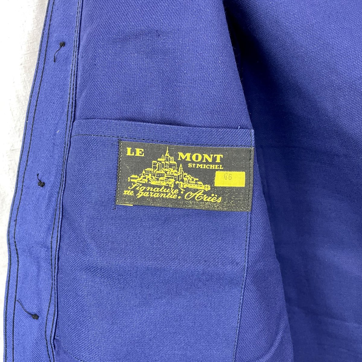 Le Mont St Michel Cotton Twill Jacket 46 Deadst Le Mont St Michel Cotton Twill Jacket 46 Deadst