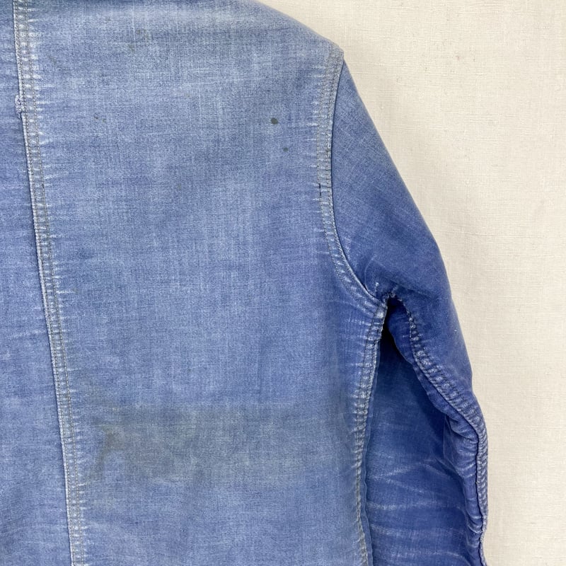 Le Mont St Michel Blue Moleskin Jacket | Kiffer Le Mont St Michel Blue Moleskin Jacket | Kiffer