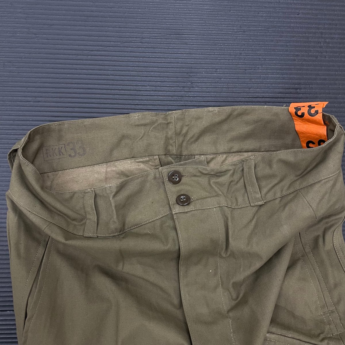 French Army M47 Trousers Early Hposack Size33 D