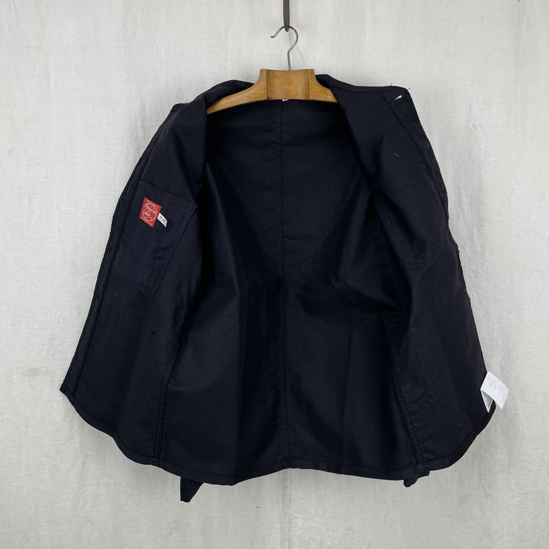 Adolphe Lafont Black Moleskin Jacket Deadstock Adolphe Lafont Black Moleskin Jacket Deadstock