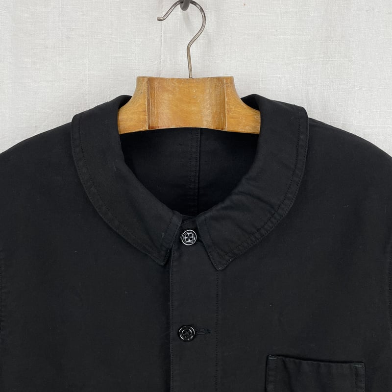 Mon Cadet Black Moleskin Jacket Deadstock | Kif Mon Cadet Black Moleskin Jacket Deadstock | Kif