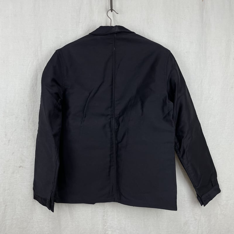 Le Mont St Michel Black Moleskin Jacket Size46 Le Mont St Michel Black Moleskin Jacket Size46
