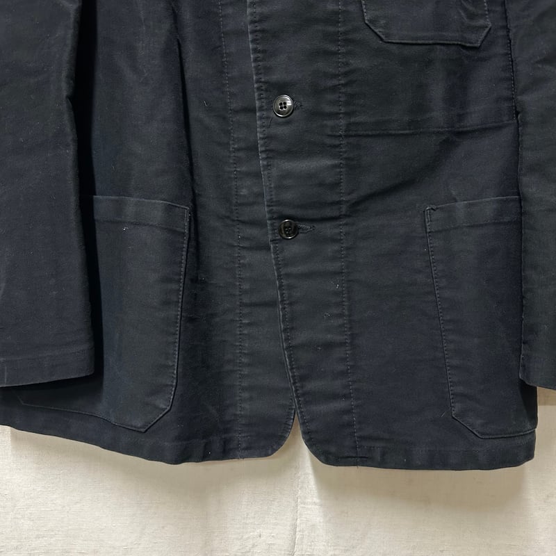 Dubure & Deverchere Black Moleskin Lapel Jacket