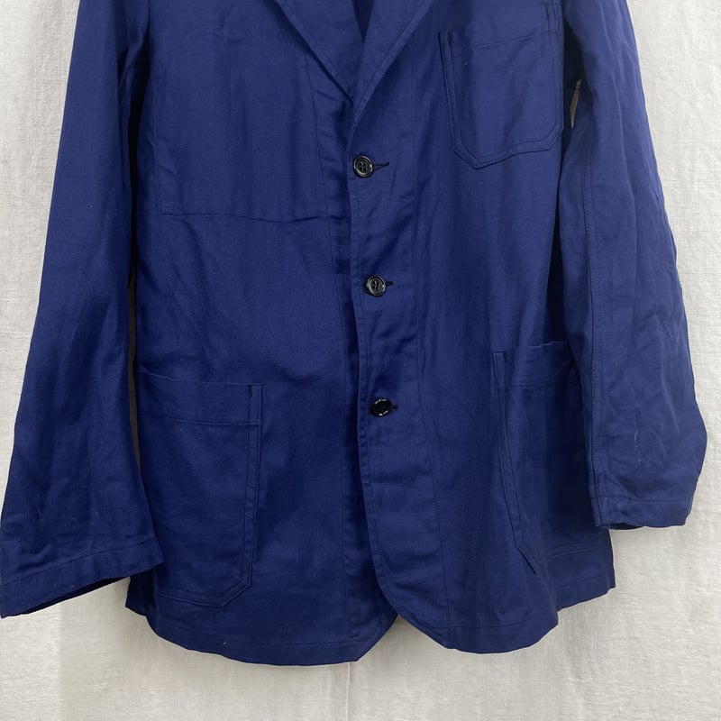 Adolphe lafont アドルフラフォン コットンツイルジャケット DEAD STOCK】60s Adolphe lafont French Work Vintage White