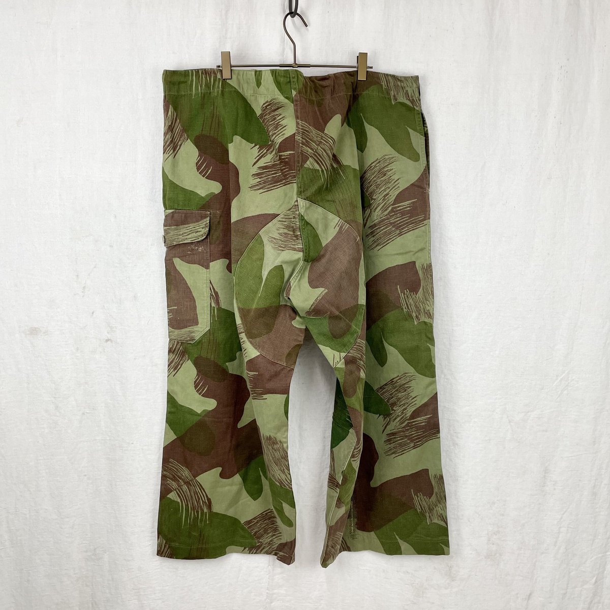 パンツ Belgian Army Brush Camo Remake Skart 50s BELGIAN ARMY BRUSH STROKE CAMO TROUSERS DEAD STOCK / 50s