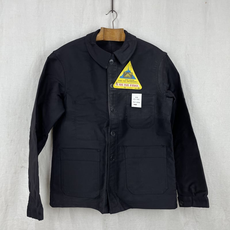 Le Mont St Michel Black Moleskin Jacket Size46 Le Mont St Michel Black Moleskin Jacket Size46