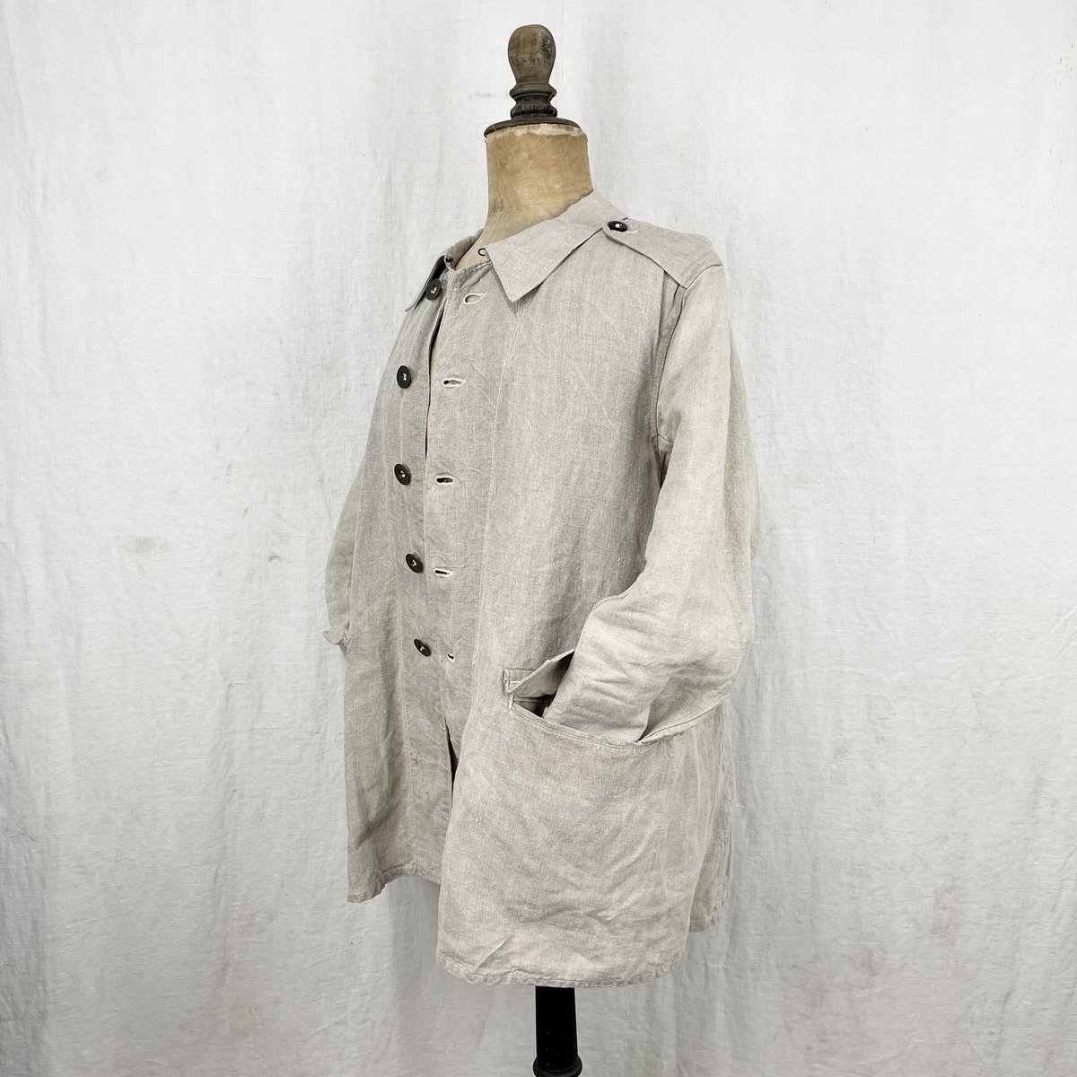 French Army M38 Bourgeron Jacket Linen Size2 |