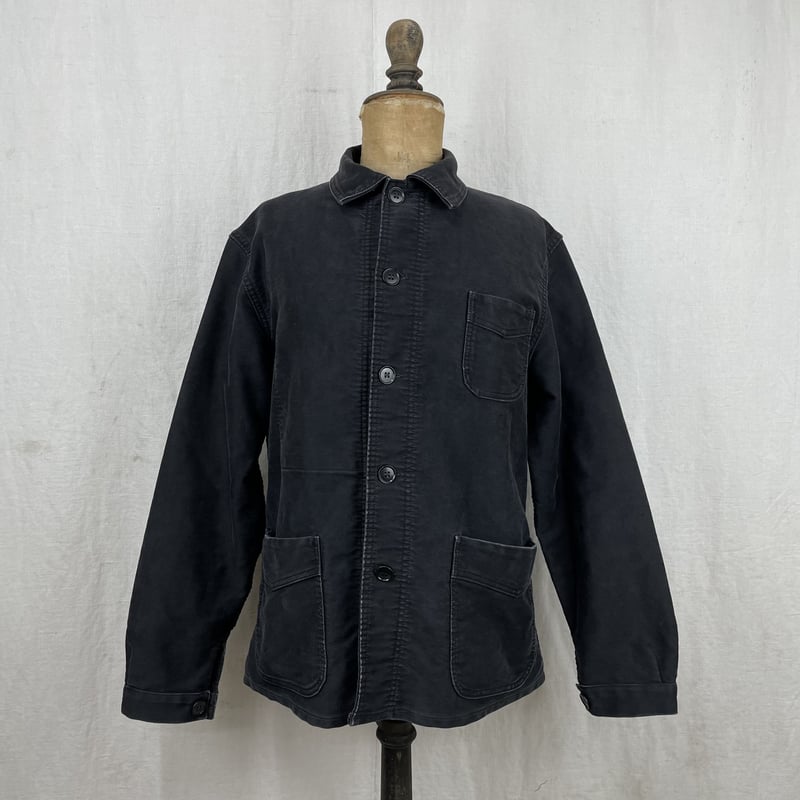 Le Mont St Michel Black Moleskin Jacket | Kiffe Le Mont St Michel Black Moleskin Jacket | Kiffe