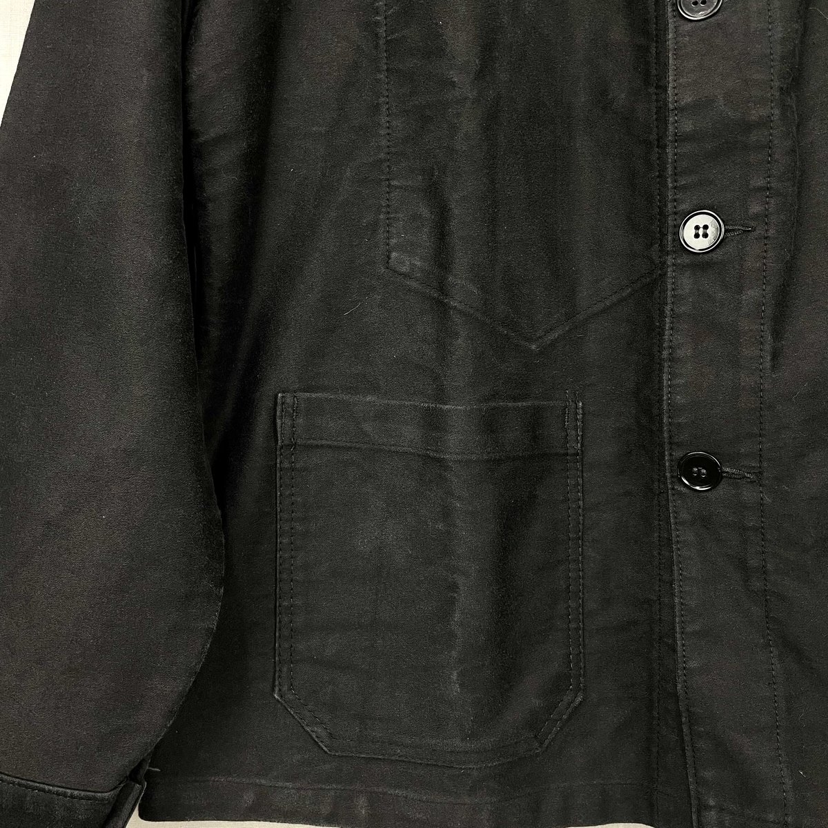 Beau-Fort Black Moleskin Jacket Size46 | Kiffer Beau-Fort Black Moleskin Jacket Size46 | Kiffer
