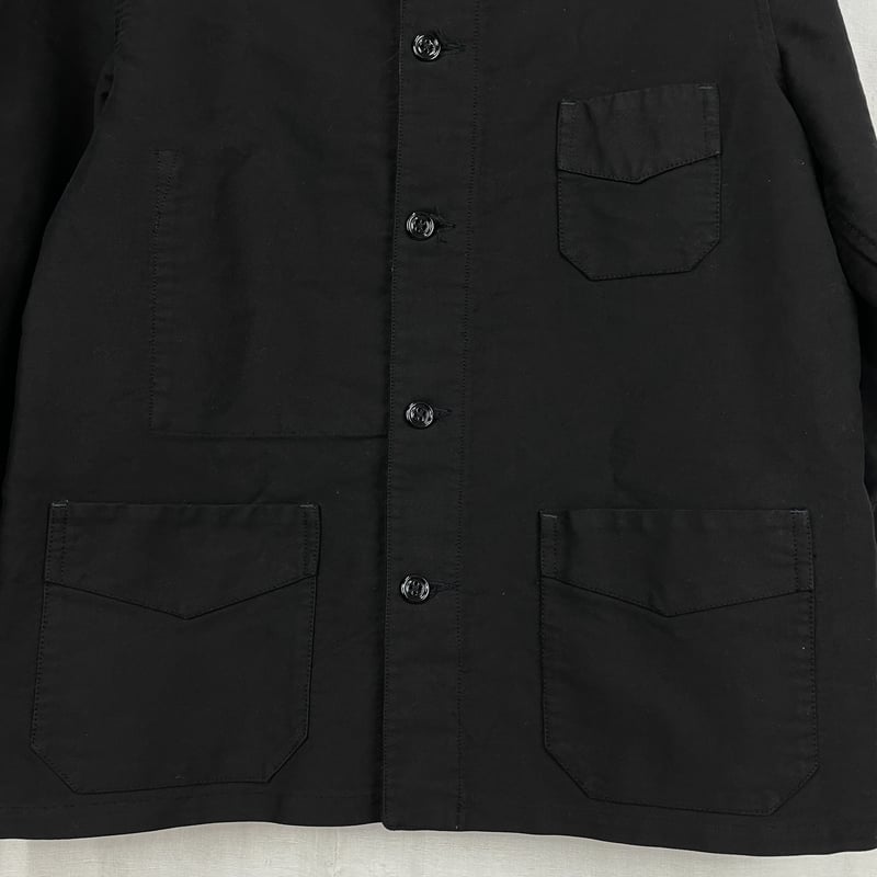 Mon Cadet Black Moleskin Jacket Deadstock | Kif Mon Cadet Black Moleskin Jacket Deadstock | Kif