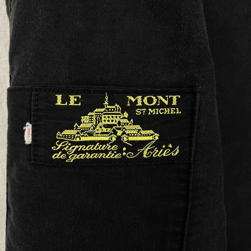 Le Mont St Michel Black Moleskin Jacket | Kiffe
