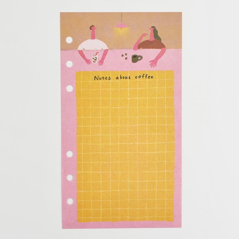 三嶋さつき｜「MY COFFEE LOG」 システム手帳 リフィル バイブル