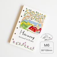 新作ENJOYシリーズ！オリジナル手帳用リフィル　M6　「Harmony」