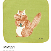 松尾ミユキ クロスハンカチ　Squirrel
