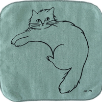 [松尾ミユキ] m.m Hand towel ハンドタオル Cat