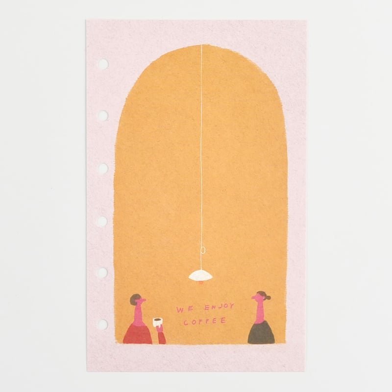 三嶋さつき｜「MY COFFEE LOG」 システム手帳 リフィル MINI6 | FUJI