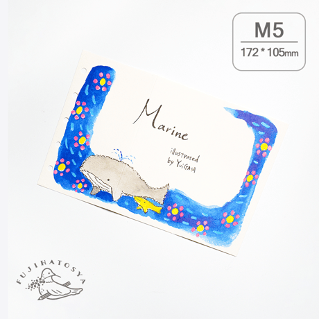 新作ENJOYシリーズ第2弾！             ３つ折りアコーディオン式リフィル       　M5      「Marine」