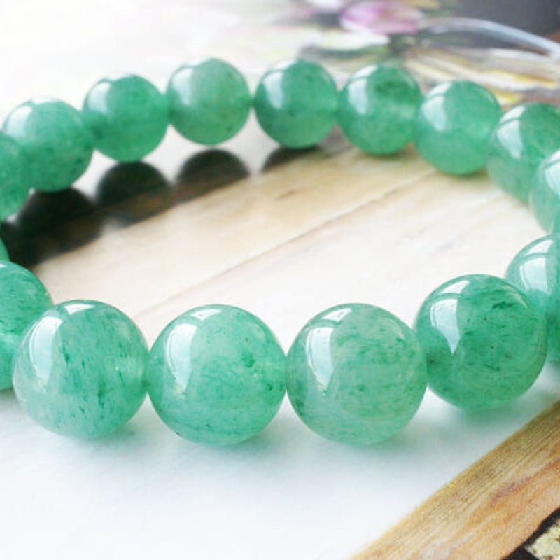 パワーストーンブレスレット アベンチュリン 緑 グリーン 天然石