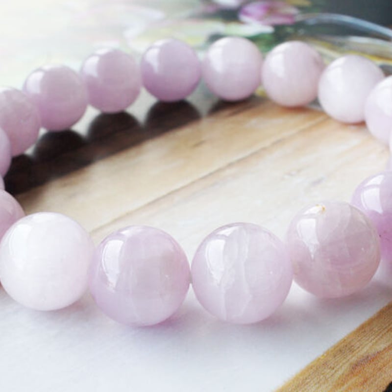 ピンククンツァイト パワーストーンブレスレット クンツァイト ピンク 天然石