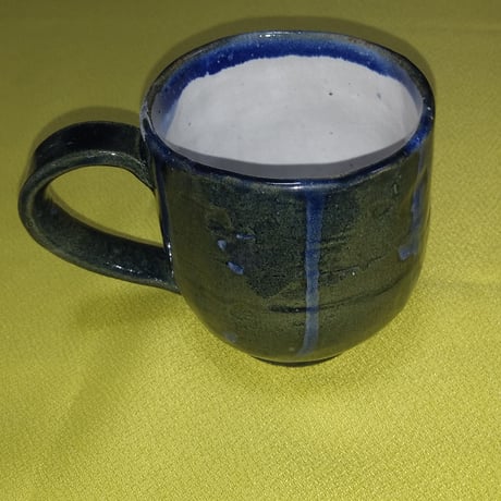 ルリ釉コーヒーカップ