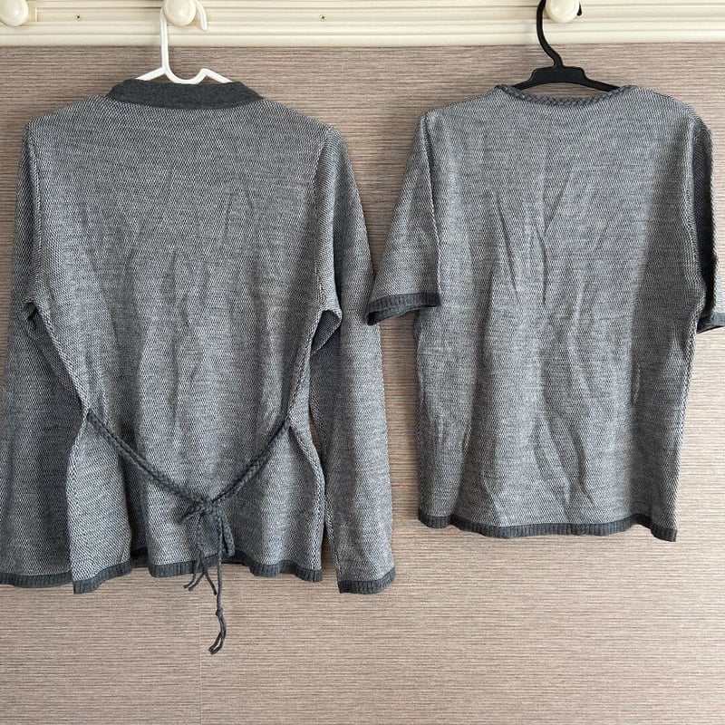 アクアスキュータム】グレー/ニットアンサンブル | USED SHOP NORA 