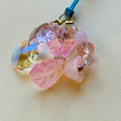 木花咲耶姫の根付け　水色