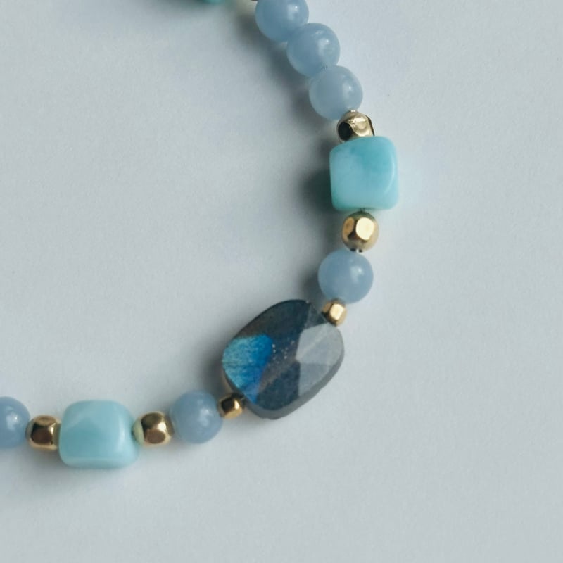 ユニドロブレスレット ブルー | unicorndropped SHOP