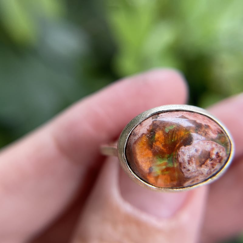 カンテラオパール】k10リング | 煌美術工芸（Kira Art Jewelry）