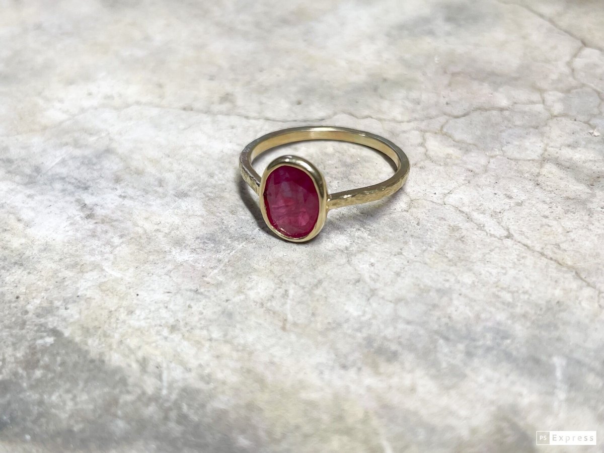 ルビー】k10シンプルリング | 煌美術工芸（Kira Art Jewelry）