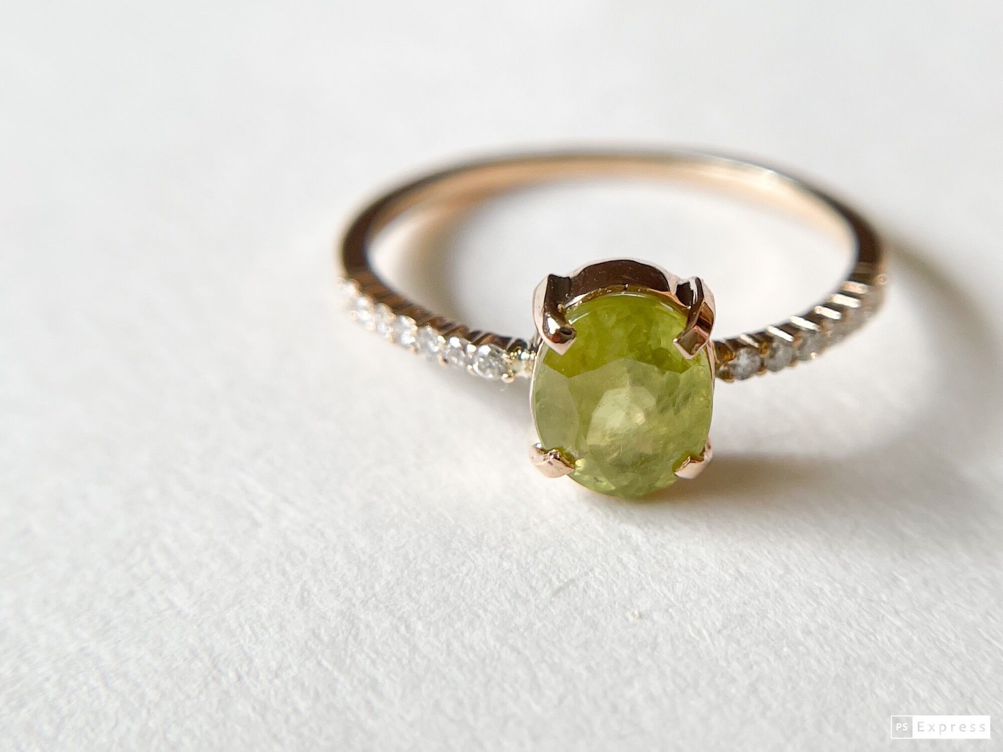 あさまま　スフェーン　k10リング　11号 スフェーン】k10リング | 煌美術工芸（Kira Art Jewelry）
