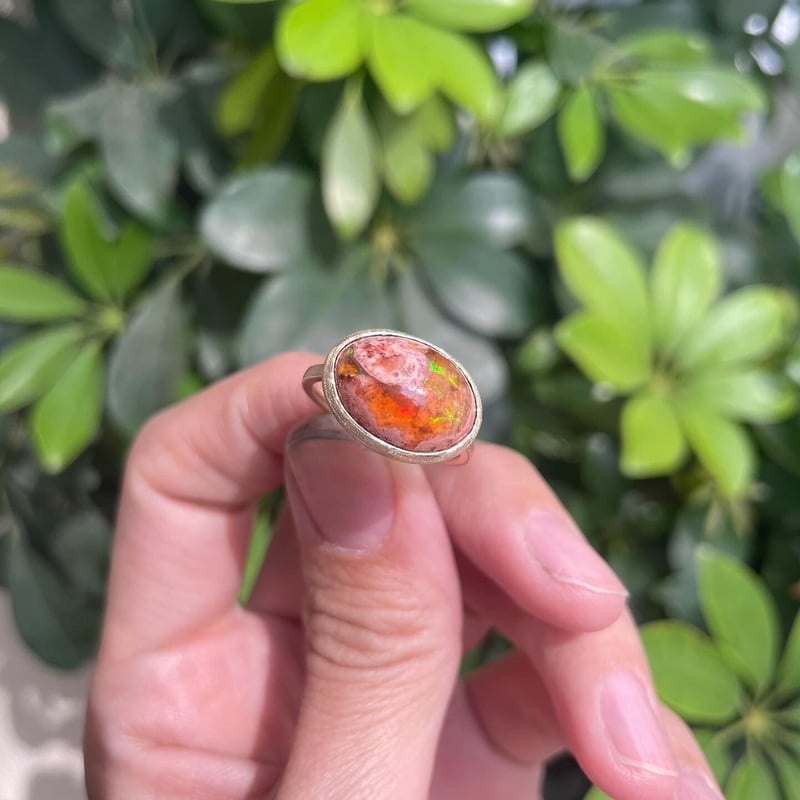 カンテラオパール】k10リング | 煌美術工芸（Kira Art Jewelry）