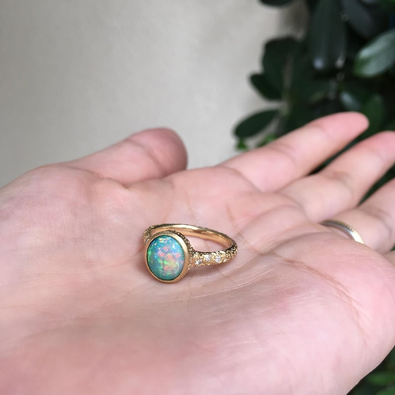 オパール】K18リング | 煌美術工芸（Kira Art Jewelry）