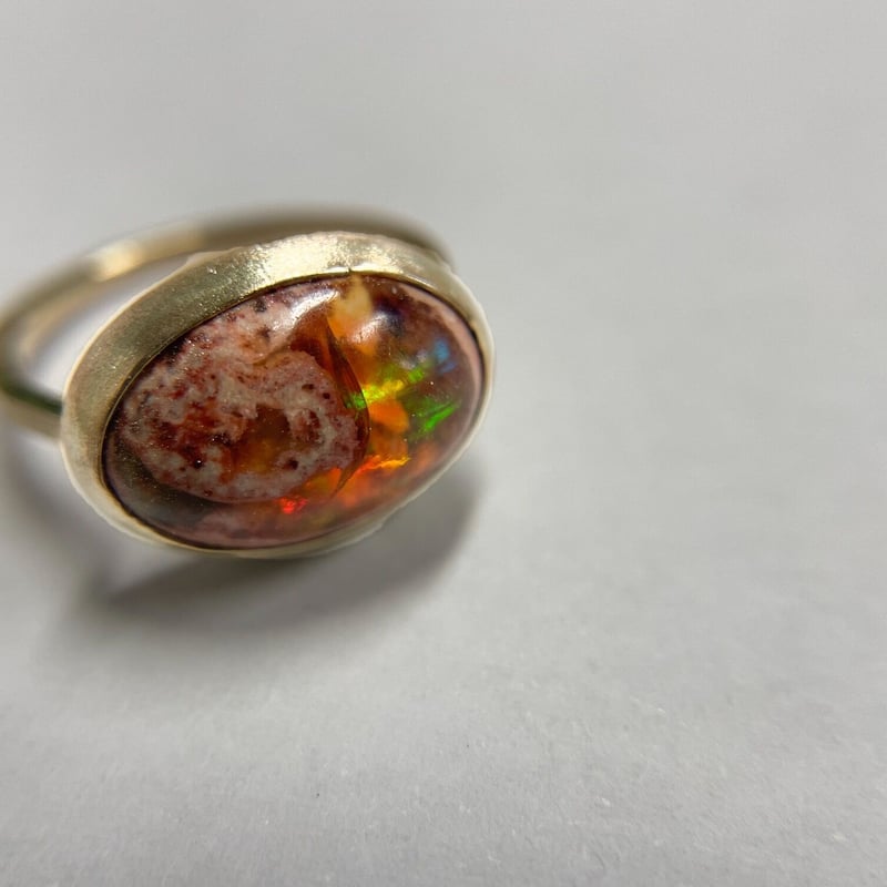 カンテラオパール】k10リング | 煌美術工芸