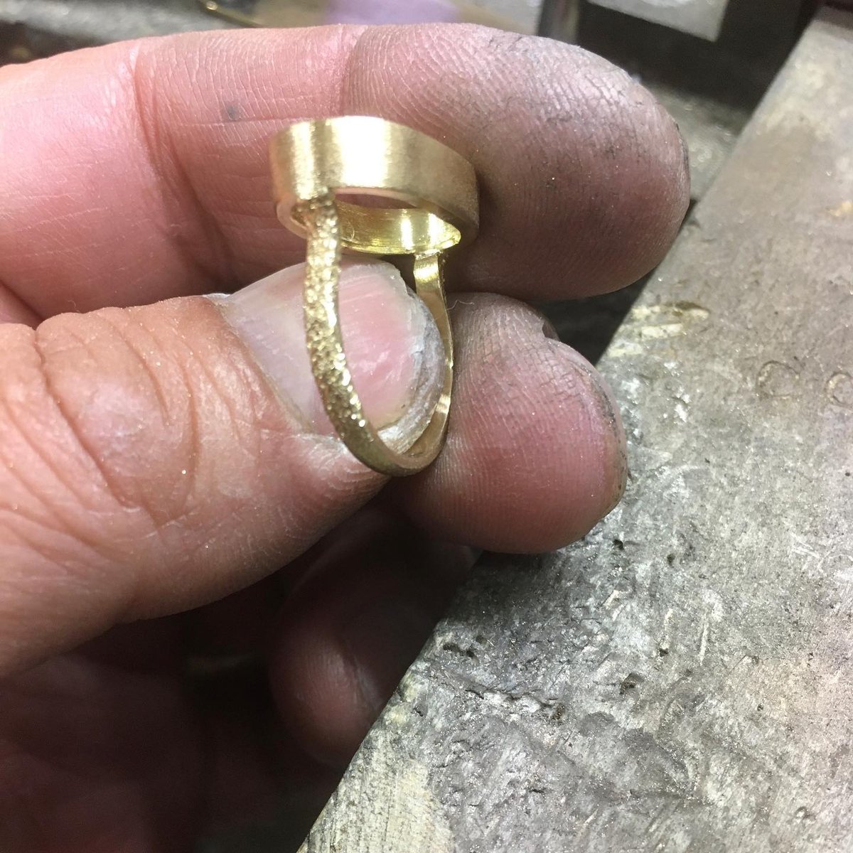 ペルビアンブルーオパール】k18リング | 煌美術工芸（Kira Art Jewelry）