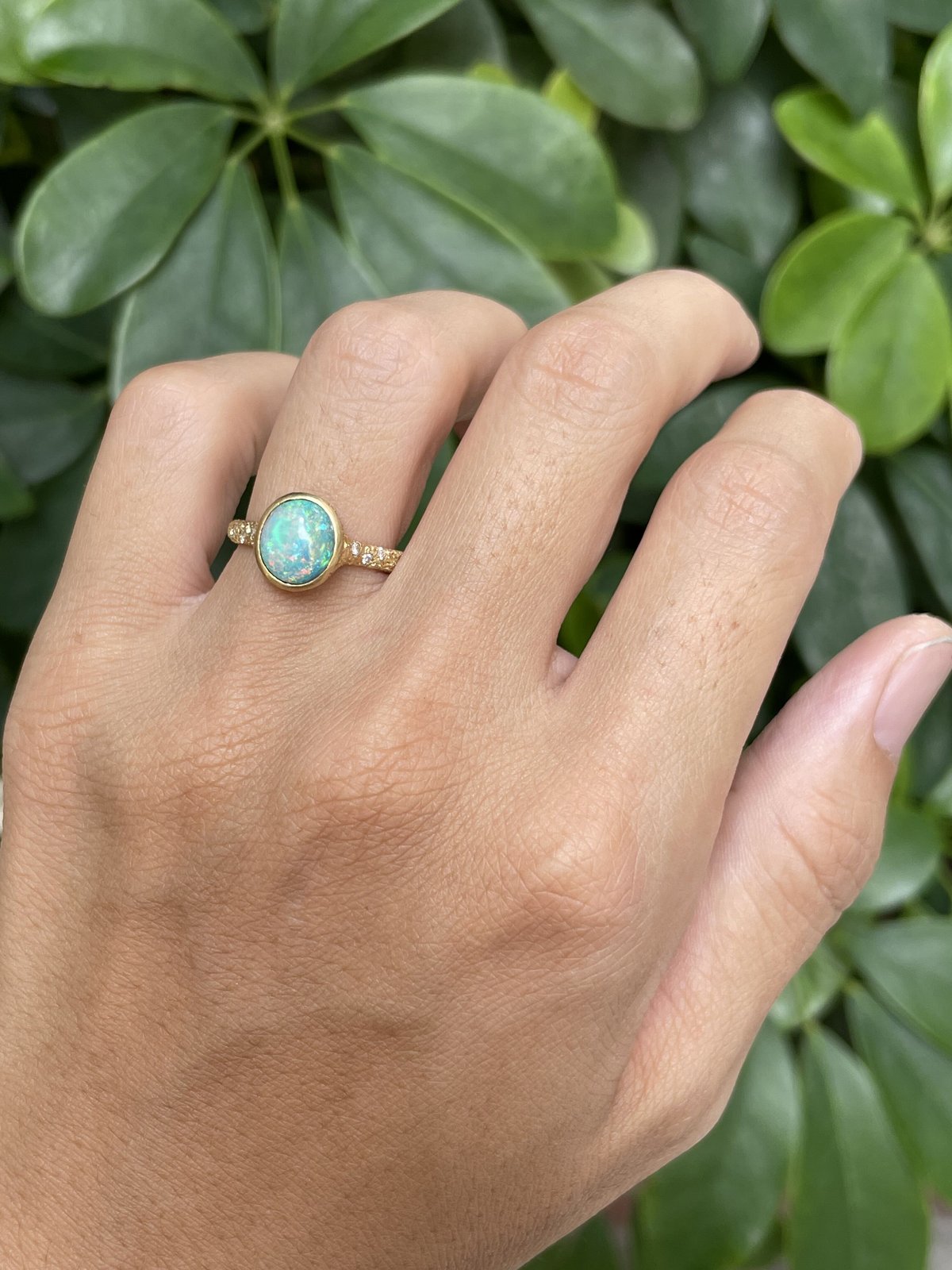 オパール】K18リング | 煌美術工芸（Kira Art Jewelry）