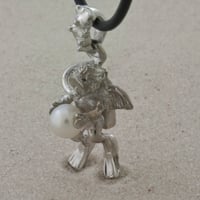 Diver Pearl Angel Pendant