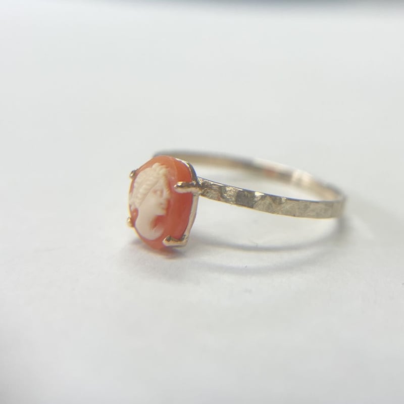 アンティークカメオ】k10リング | 煌美術工芸 