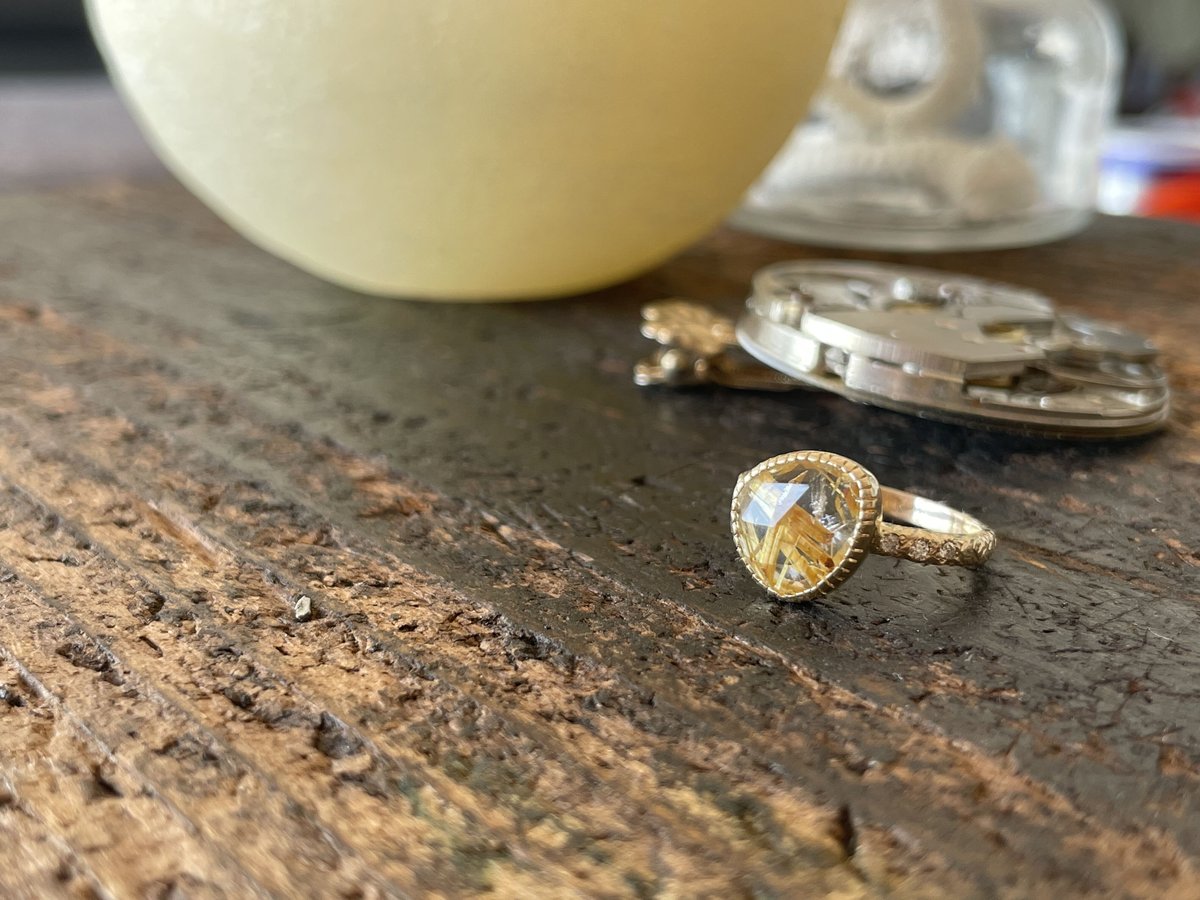 ルチルクォーツ】k10リング/1 | 煌美術工芸 ルチルクォーツ】k10リング/1 | 煌美術工芸
