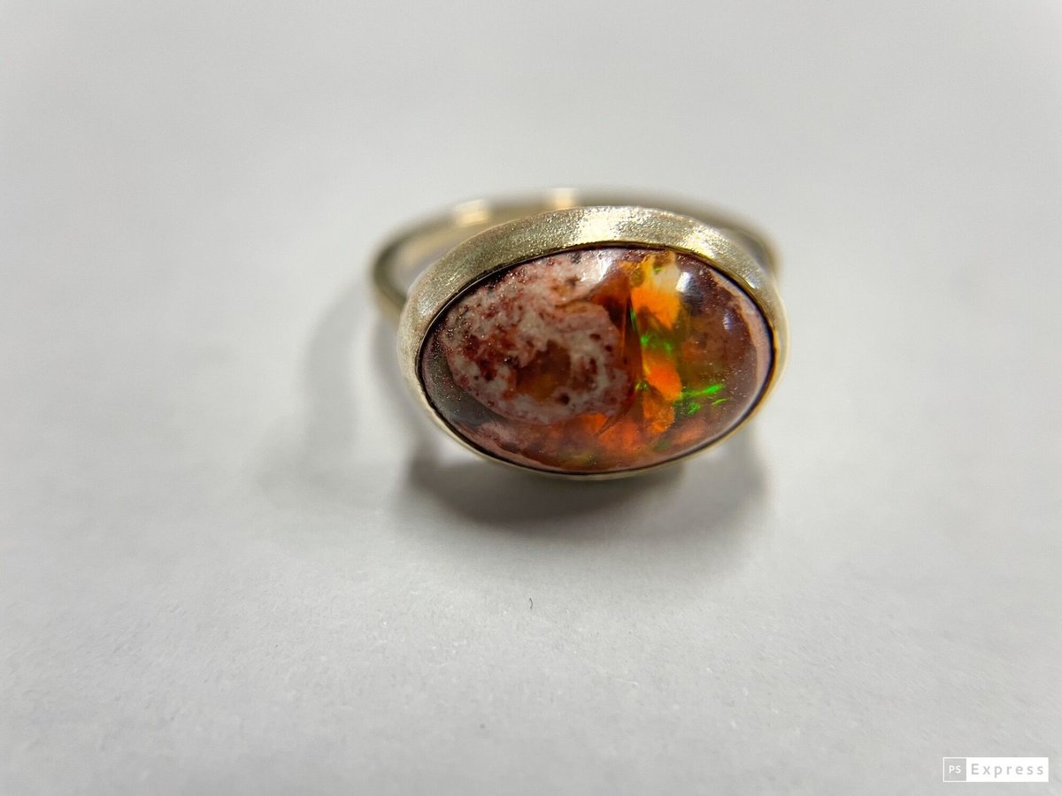 ちいさなカンテラオパールのリング　K10リング　カンテラオパール カンテラオパール】k10リング | 煌美術工芸