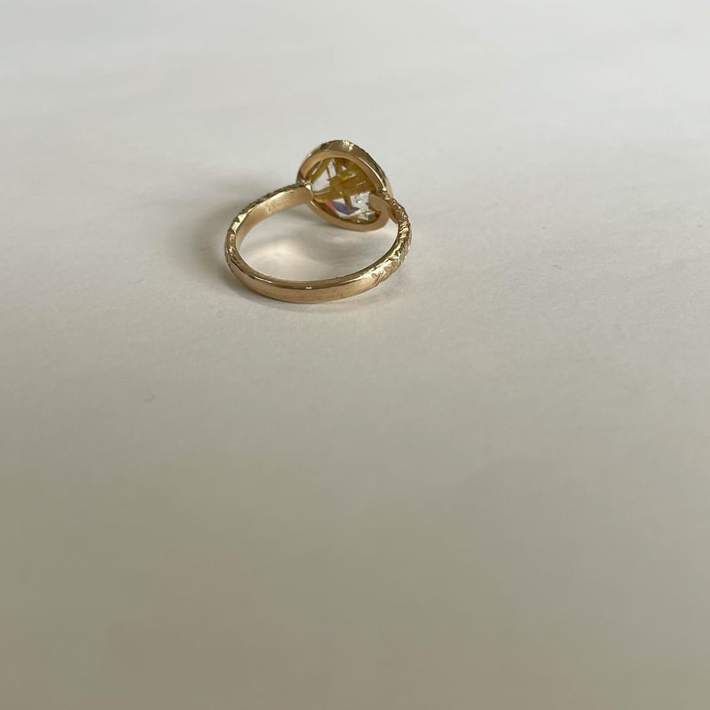 ete k10 ルチルクオーツ　リング ete エテ K10YG イエローゴールド リング ルチルクォーツ デュー