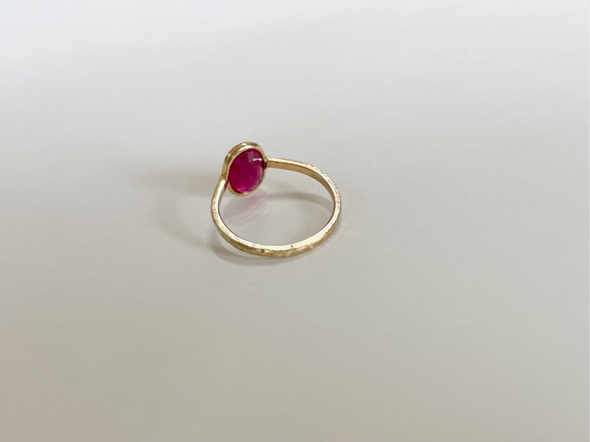 ルビー】k10シンプルリング | 煌美術工芸（Kira Art Jewelry）