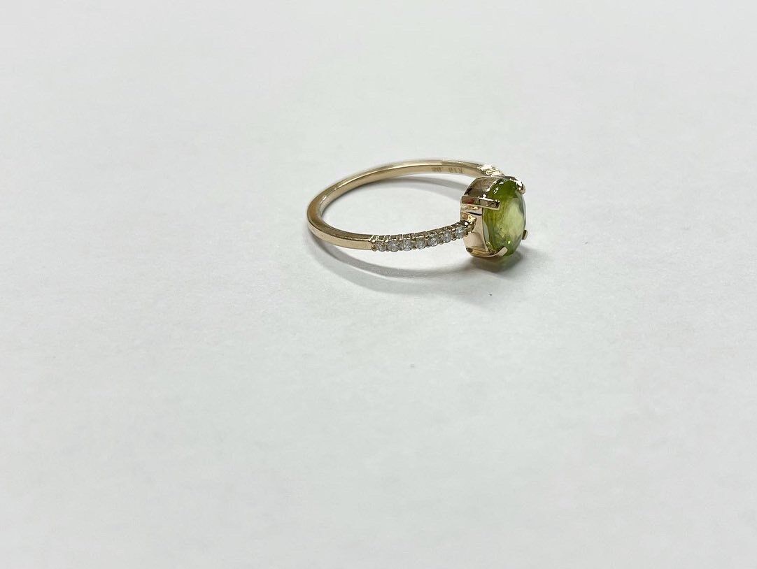 スフェーン】k10リング | 煌美術工芸（Kira Art Jewelry）