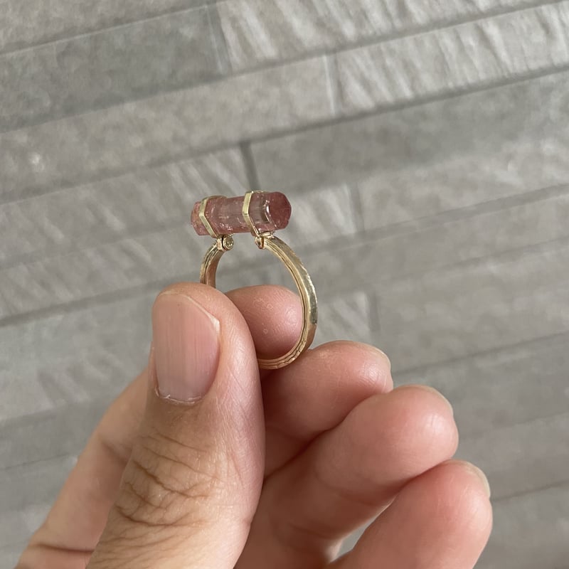 トルマリン】k10原石リング | 煌美術工芸（Kira Art Jewelry）