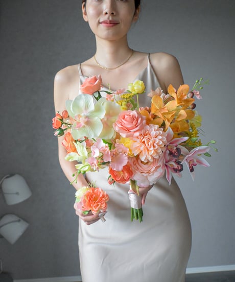 ウェディングブーケ　DOILLE_DOILLETTE 造花ブーケ doille doillette wedding| ウェディングブーケ/造花ブーケ専門