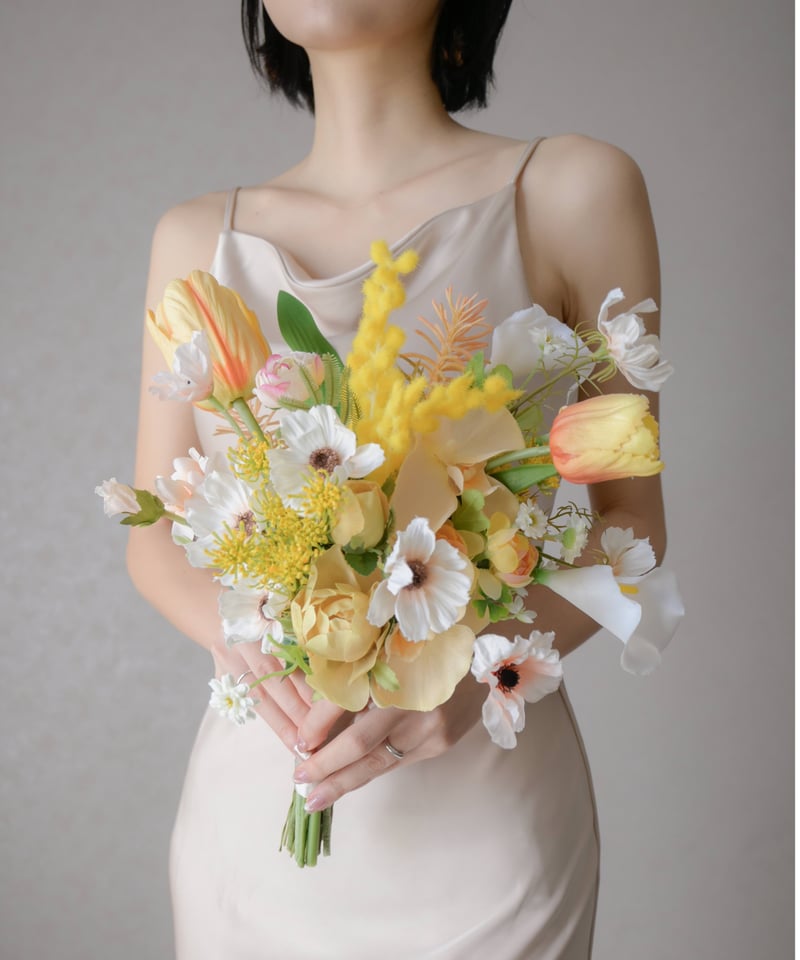 受注制作ミモザのブーケ