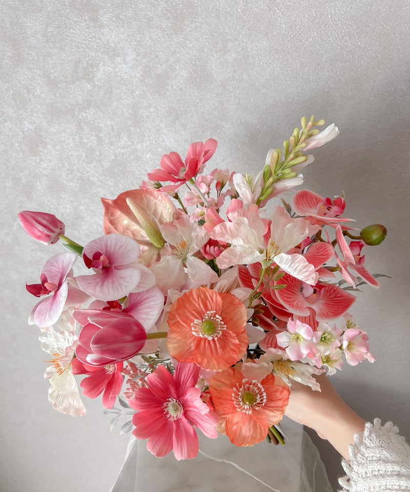 スイートスプリングのブーケ | 造花ブーケ ウェディングブーケ