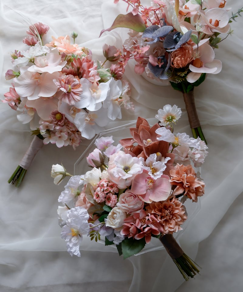 プリュネのブーケ | 造花ブーケ ウェディングブーケ 持ち込みブーケ