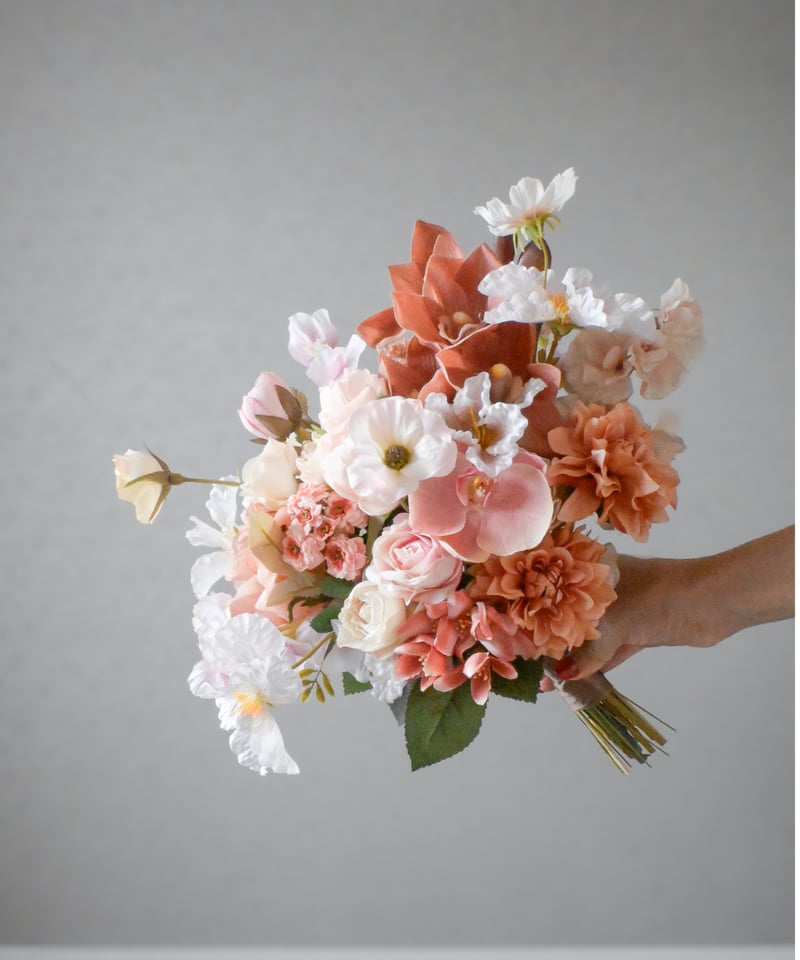 プリュネのブーケ | 造花ブーケ ウェディングブーケ 持ち込みブーケ