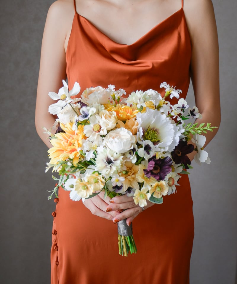 即納】モダンガーベラブーケ | 造花ブーケ ウェディングブーケ